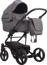 Детская коляска 2 в 1 Bebetto Torino TEX 03 (черная рама)